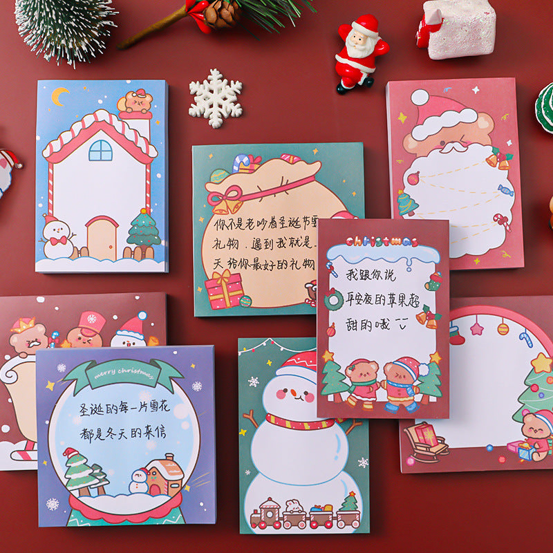 Serie de Navidad de papel al por mayor Santa Claus Sticky Notes
